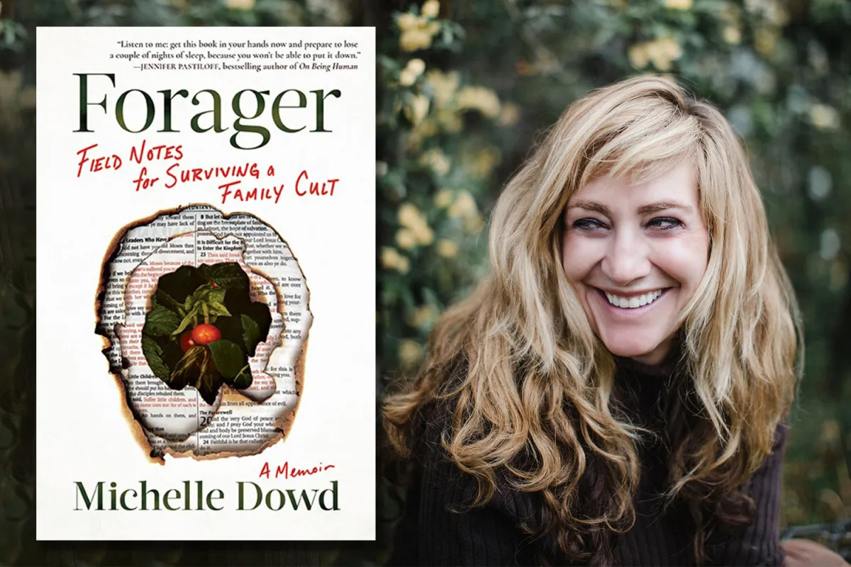 Forager book cover with Dowd photo