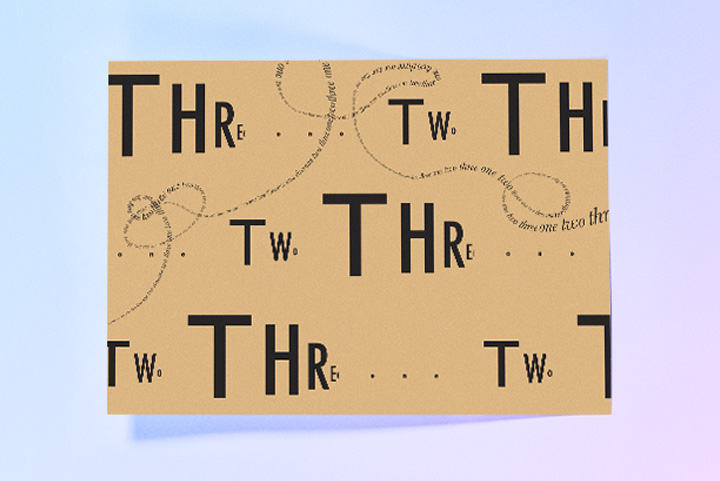 Art 73 Typography poster by Romel Zamora Art 73 Typography poster by Romel Zamora