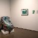Installation view of “Home Edition Exhibition,” 2022. Featuring Rebecca Ustrell and Jackie Marsh.