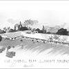 Architectural rendering of the Life Science building (later called Health Science West)