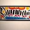 Charity Capili Ellis, “Imagination Walkabout,” 2021. Acrylic and ink. 18 x 56 inches.