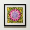 David S. Goodsell, "Coronavirus," 2020. Watercolor on paper. 20 x 20 inches (framed).