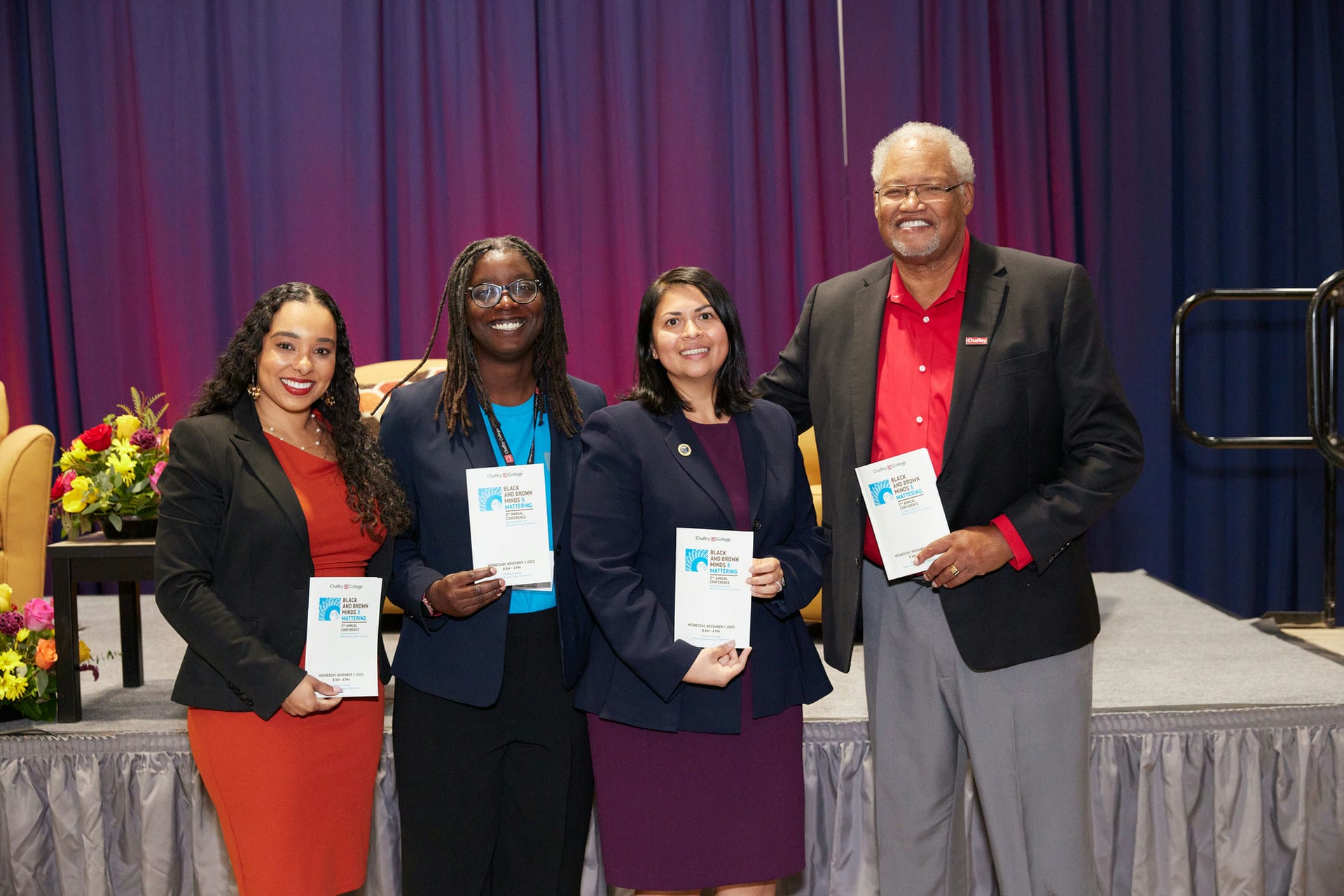 Dr. Henry Shannon with conference speakers