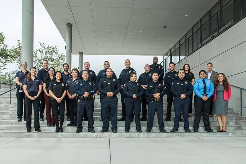 Police Department staff members