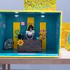 Brianna Martinez, A Tour Inside Her Spectrum, 2026. Wood, polymer clay, acrylic paint. Dimensions variable. Student Invitational 2026. April 27- May 14, 2026. Wignall Museum of Contemporary Art, Rancho Cucamonga, CA. Photography by Cindy Dillingham. 