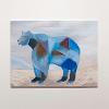 Chris Conception, The Blue Polar Bear, 2026. Oil and acrylic on canvas. 36 x 48 inches. Student Invitational 2026. April 27- May 14, 2026. Wignall Museum of Contemporary Art, Rancho Cucamonga, CA. Photography by Cindy Dillingham.
