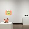 Installation view of “Racket of Banshees: Goddesses and Monsters Revisited,” featuring Alessia Lupo Cecchet, Amanda Adkins, and Leah Piepgras. September 8 – November 14, 2026. Wignall Museum of Contemporary Art at Chaffey College, Rancho Cucamonga, CA.