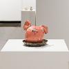 Alessia Lupo Cecchet, “Got Fear?,” 2026. Ceramic. 10 x 11.5 x 10 inches.