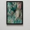 Aline Mare, “Stung,” 2023. Unique photo-based process on glass. 14 x 20 inches.