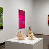 Installation view of “Racket of Banshees: Goddesses and Monsters Revisited,” featuring Janet Levy, Carolyn Castaño, Carole Silverstein, and Kayla Tange. September 8 – November 14, 2026. Wignall Museum of Contemporary Art at Chaffey College, Rancho Cucamonga, CA.