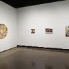 Installation view of “Racket of Banshees: Goddesses and Monsters Revisited,” featuring Marjan Khoshbakhti Vayghan, Susan Arena, Ever Velasquez, and Amy Swartele. September 8 – November 14, 2026. Wignall Museum of Contemporary Art at Chaffey College, Rancho Cucamonga, CA.