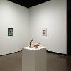 Installation view of “Racket of Banshees: Goddesses and Monsters Revisited,” featuring Aline Mare, Rhonda Urdang, and Janet Levy. September 8 – November 14, 2026. Wignall Museum of Contemporary Art at Chaffey College, Rancho Cucamonga, CA.