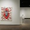 Maya Mackrandilal, “Mother Portal,” 2024. Mixed Media on canvas. 72 x 60 x 3 inches.