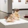 Janet Levy, “Said in the Sea l (Two Sisters: Julia),” 2024. Agate, shell. 10 x 9 x 8 inches. 

Janet Levy, “Said in the Sea ll (Two sisters: Fani),” 2024. Agate, shell. 7.5 x 12 x 9.5 inches.
