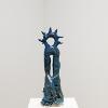 Margie Schnibbe, “Self Portrait with Devouring Mother,” 2024. Glazed ceramic. 33 x 12 x 10 inches 