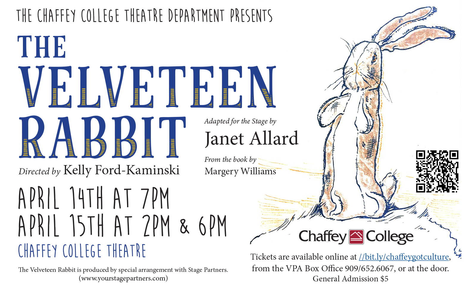 Velveteen Rabbit flyer