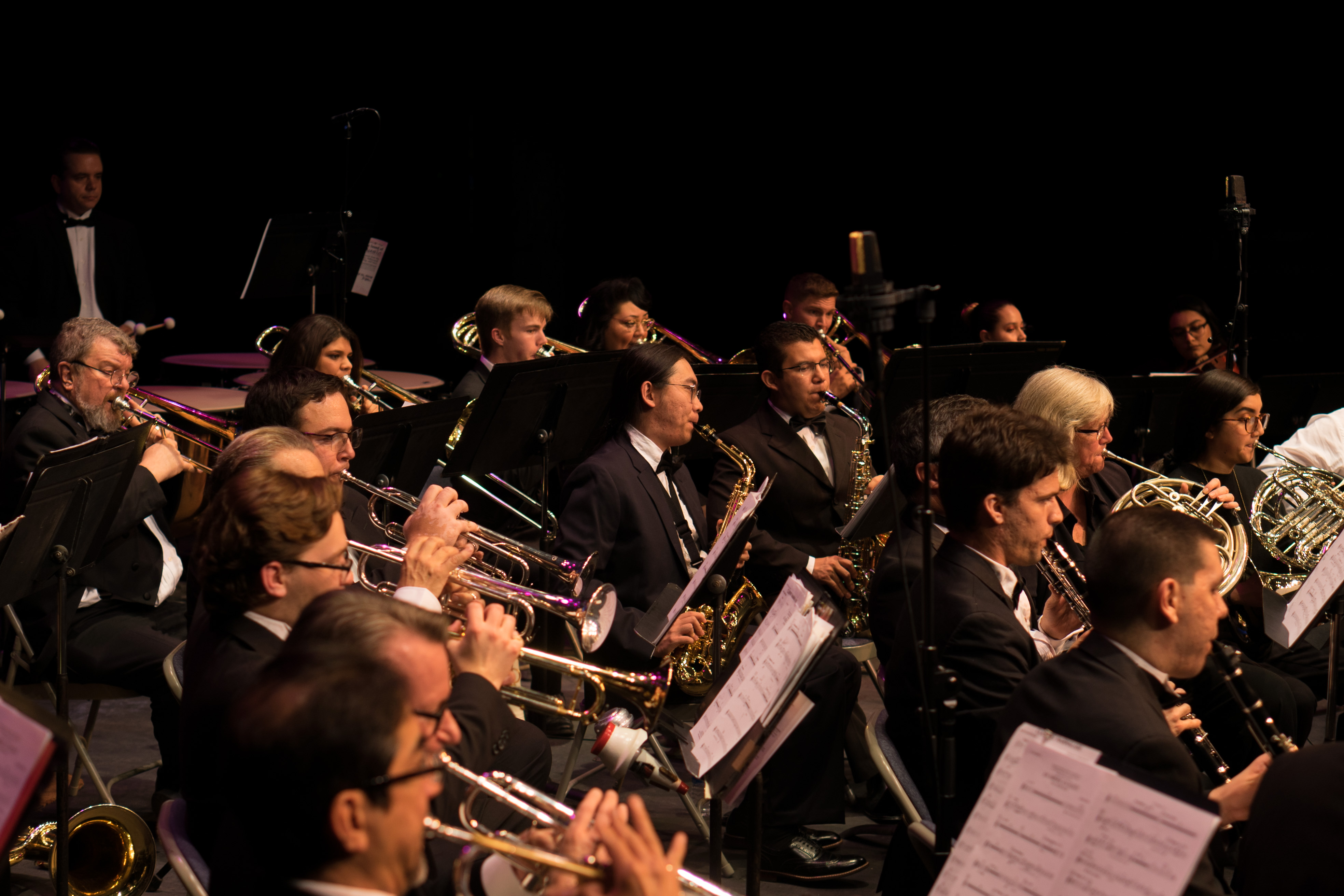 Students perform during the "Sound of Music" concert at Chaffey College.