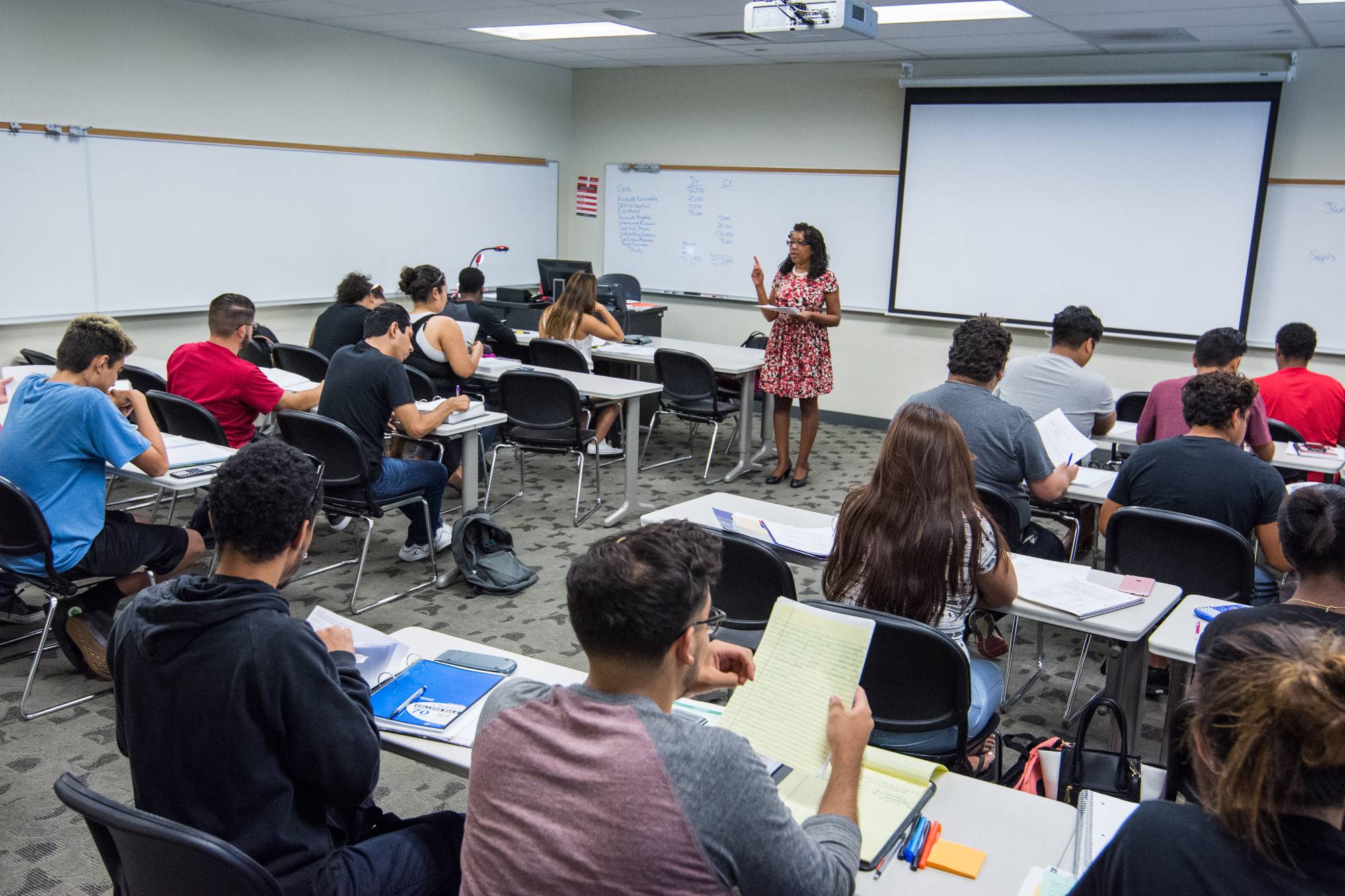 Students in classroom