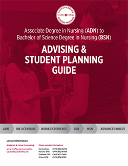Cover of the ADN to BSN Advising and Student Planning Guide