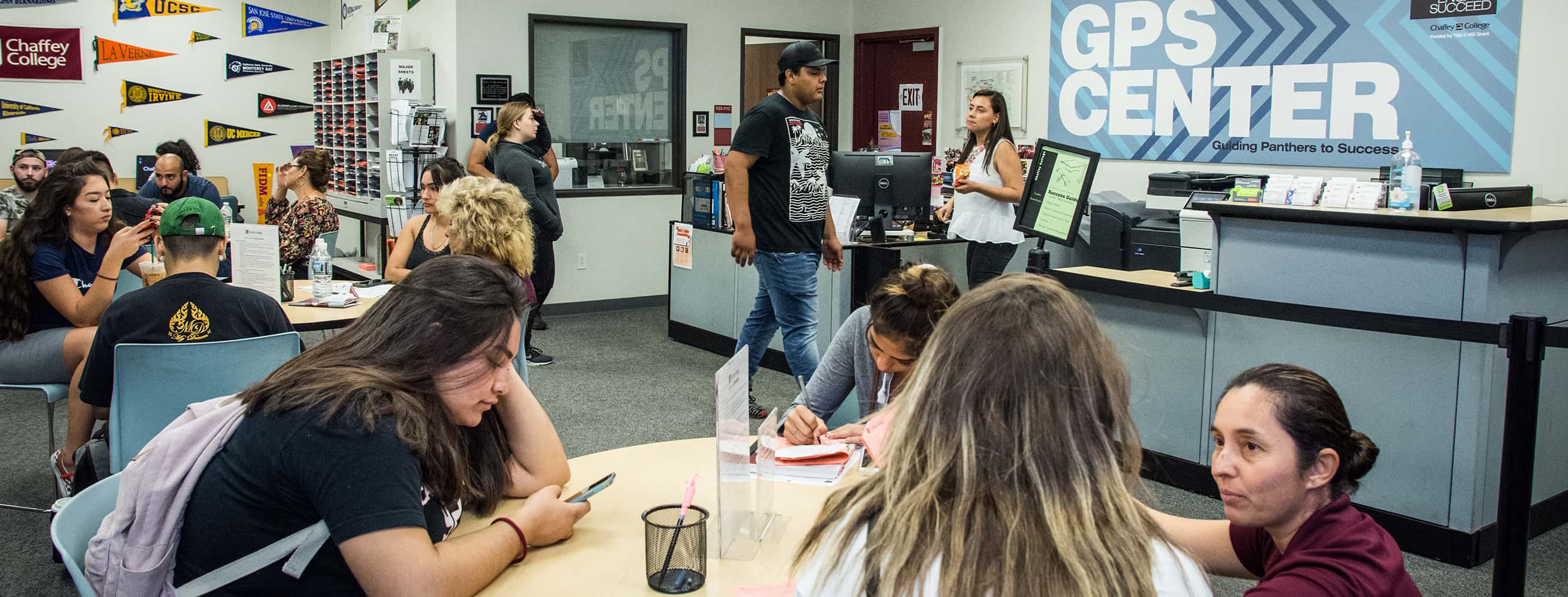 Students in Success Center