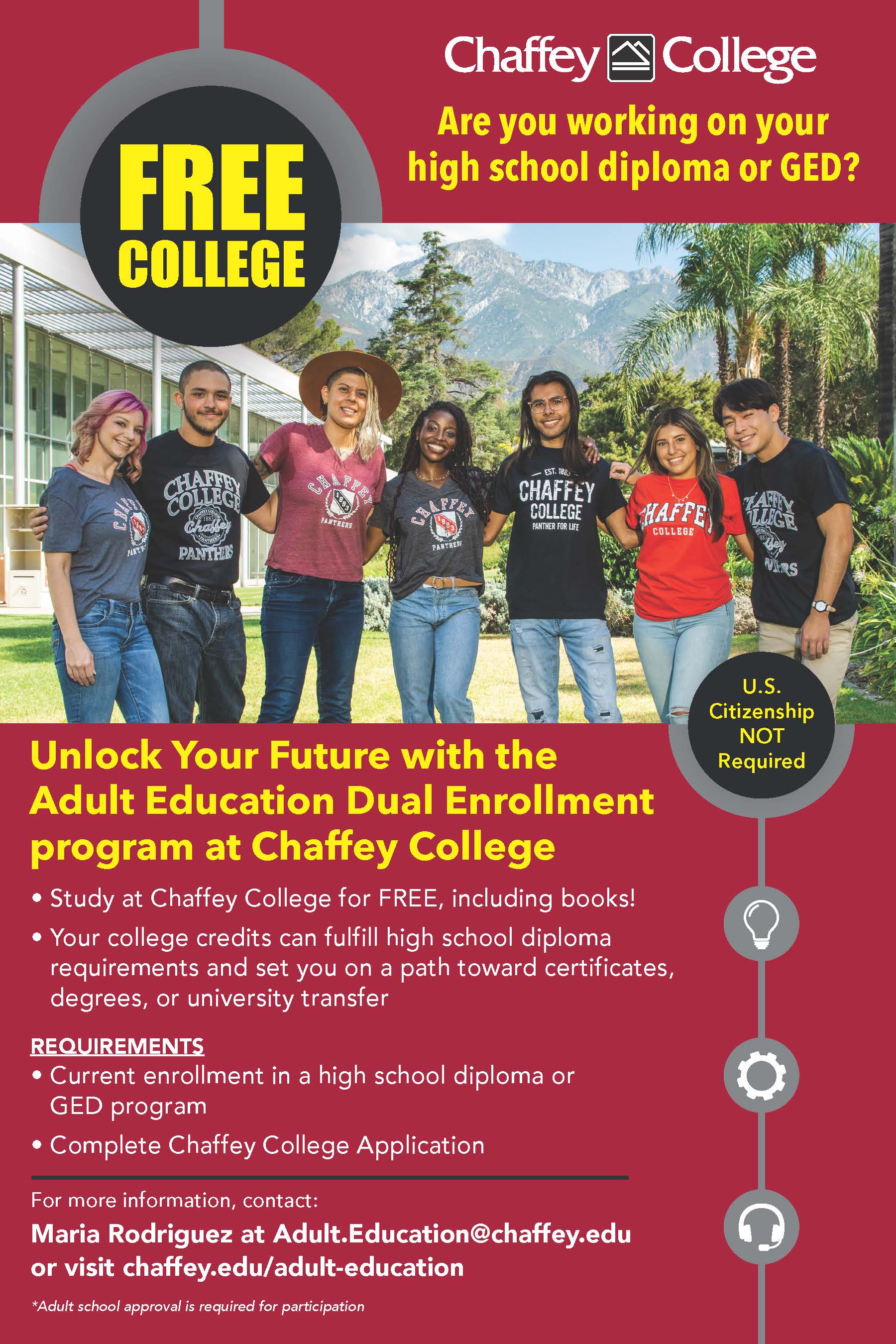 adult ed partnership flyer