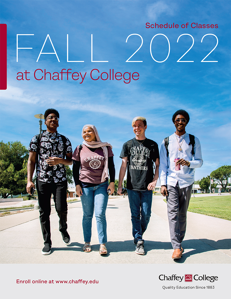 cover of  Fall 2022 schedule of classes