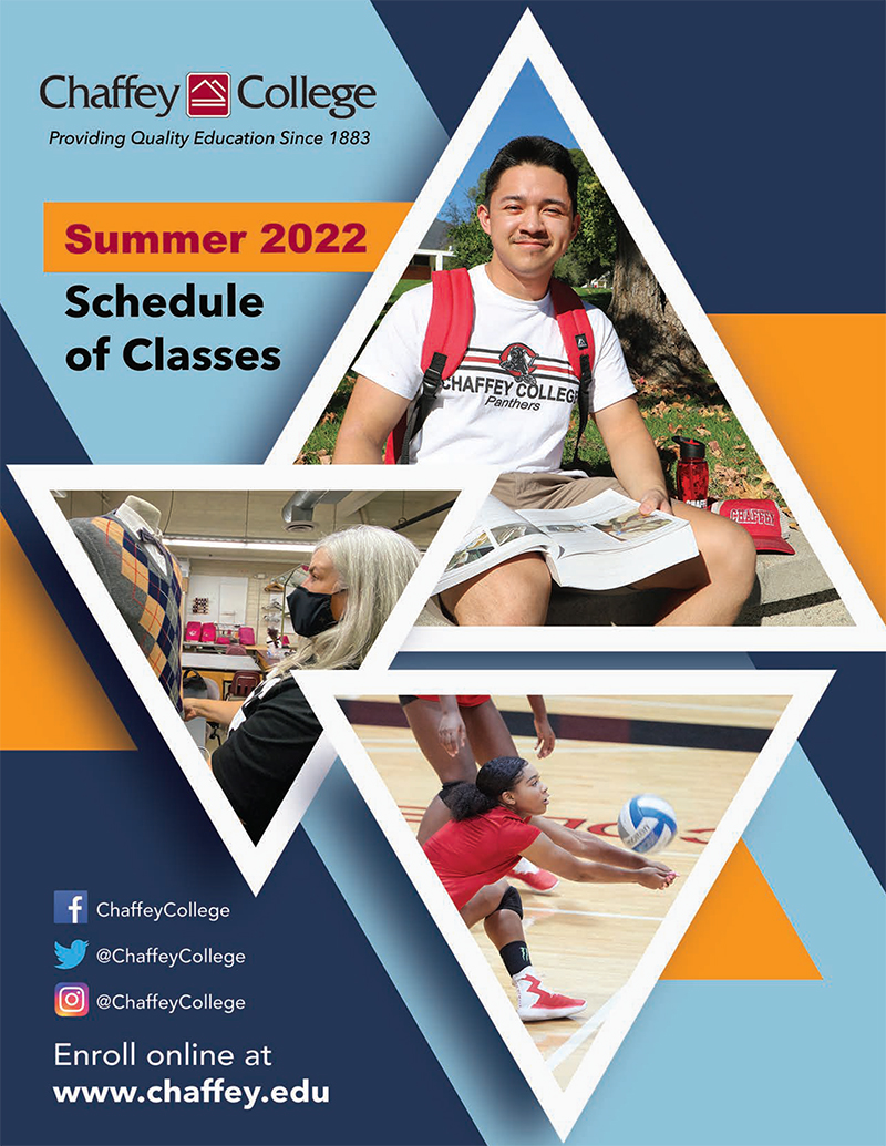 cover of  Summer 2022 schedule of classes