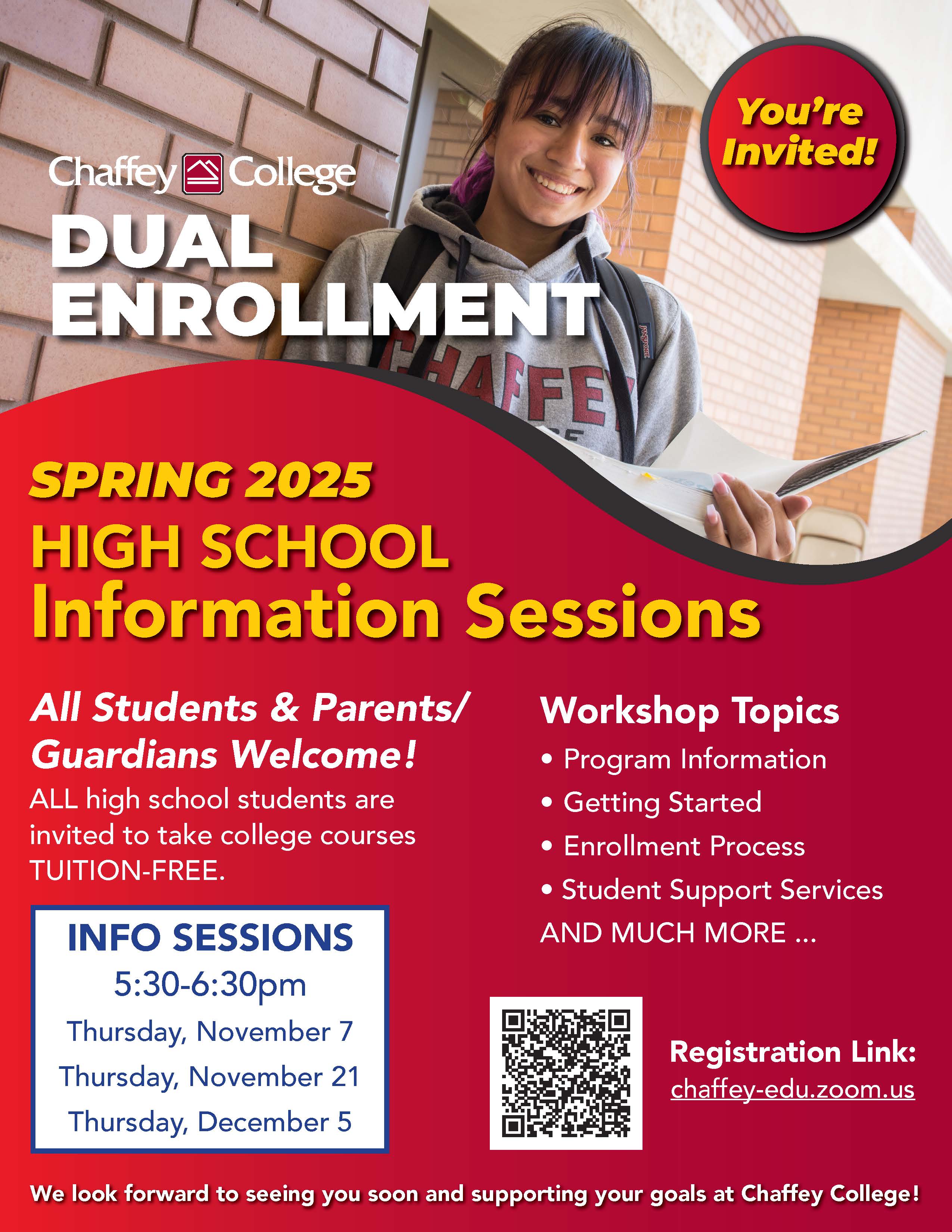 Information Sessions spring