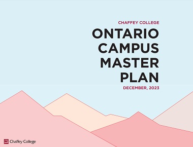cover of CHAFFEY COLLEGE ONTARIO CAMPUS MASTER PLAN FINAL DRAFT REPORT - DECEMBER, 2023