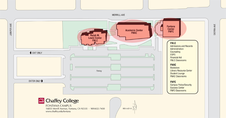 fontana map