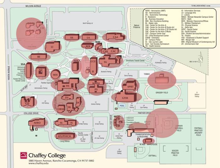 Wi-Fi coverage of Rancho Cucamonga campus