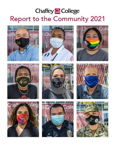 Cover of Report to the Community 2021 Booklet