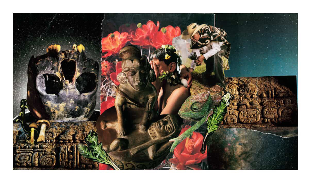 Ever Velasquez, Tlateochiualiztli, 2025. Archival pigment print (edition 1/3). 23 x 14 inches.