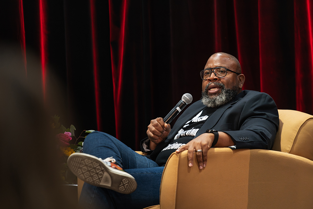 Dr. Keith Curry speaks during the BBMM 2024 conference.