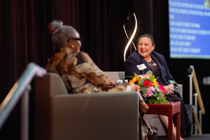 Dr. Star Rivera-Lacey speaks during the BBMM conference.