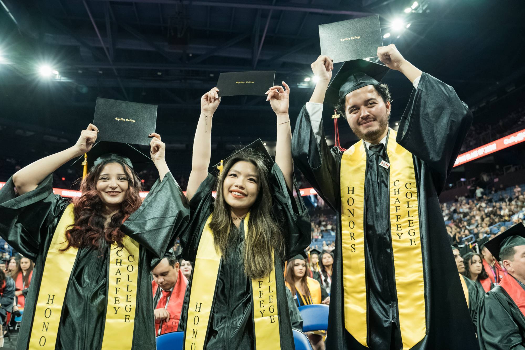 Graduates at Commencement