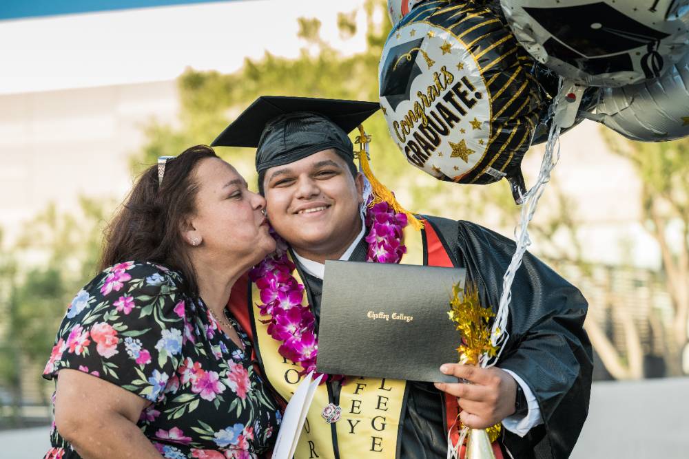 Student at Commencement