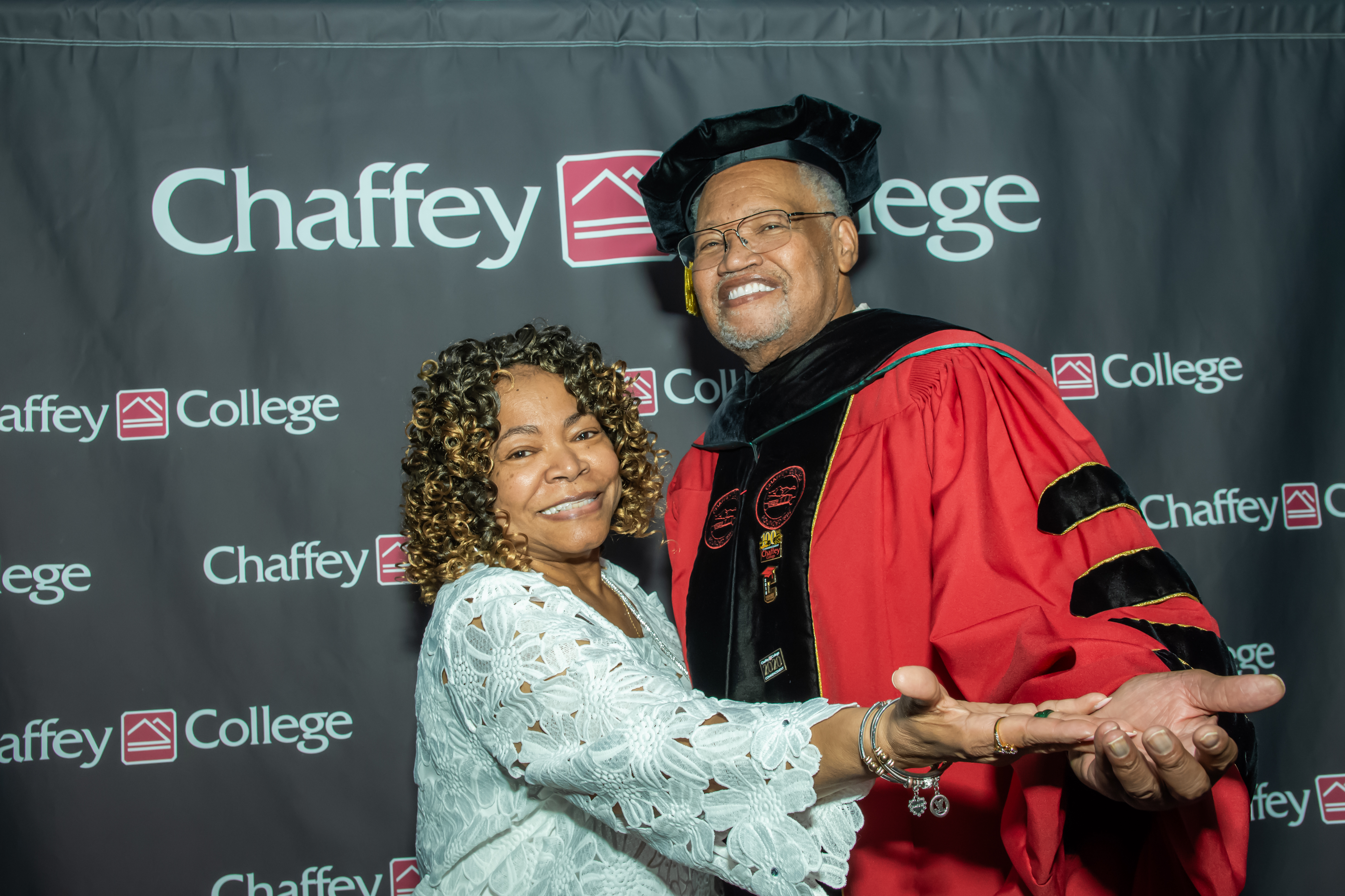 Henry and Gwen Shannon at Commencement