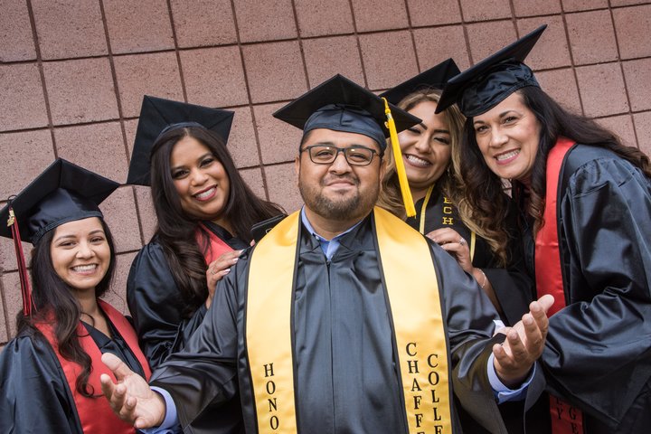 Students participate in Latino graduation.