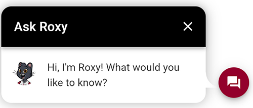 Roxy virtual chatbot