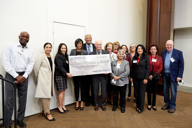 San Manuel Check Presentation