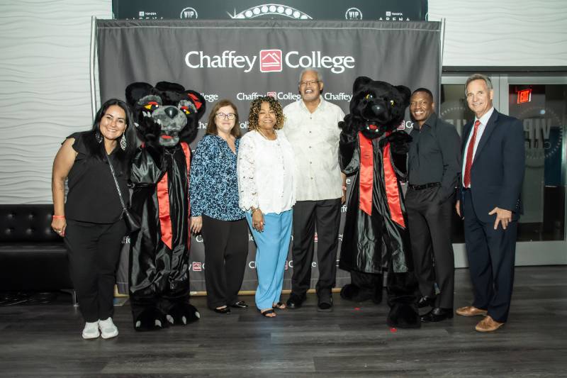 Troy Ament at Commencement with executive leaders.