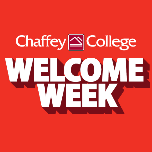 Bold white text reads WELCOME WEEK