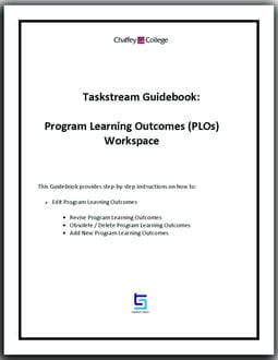Edit Program Learning Outcomes