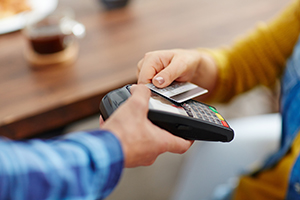 Contactless payment using credit card