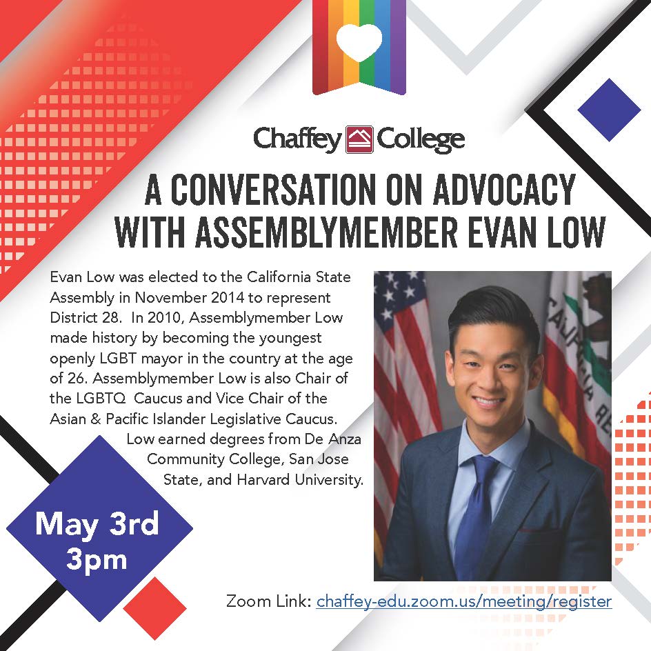 A Conversation on Advocacy with Assemblymember Evan Low