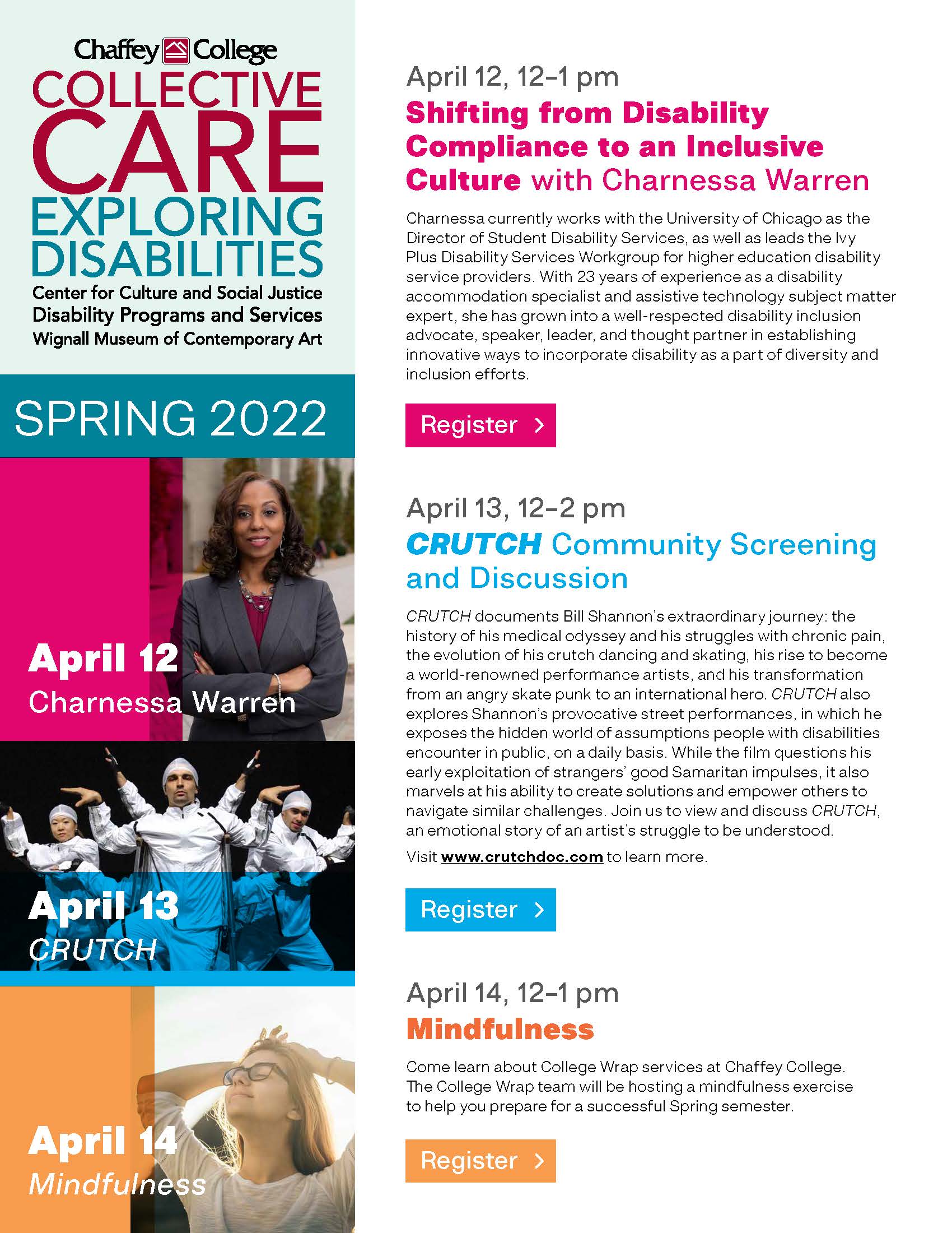 Collective Care: Exploring Disabilities presents Shifting from Disability Compliance to an Inclusive Culture