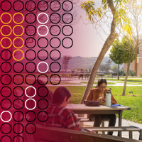 student sitting at table