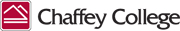Chaffey College logo with icon on left.
