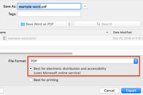 Saving image as pdf